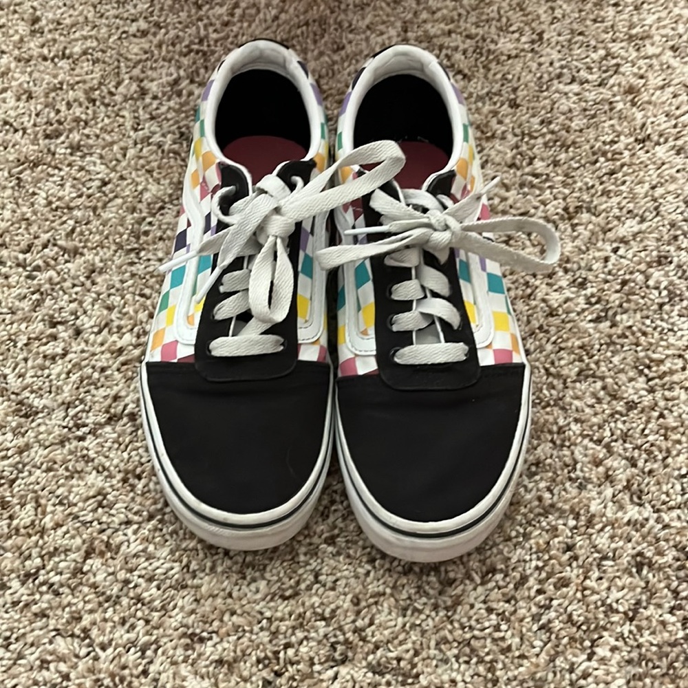 Rainbow kids vans